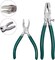10Pcs Heavy Duty Glass Cutters Tools Kit, Wheeled Glass Tile Nippers Glass Running Breaking Pliers, Breaker Grozer Pliers with Curved Jaws, for Stained Glass, Mosaics, Fusing, Breaking